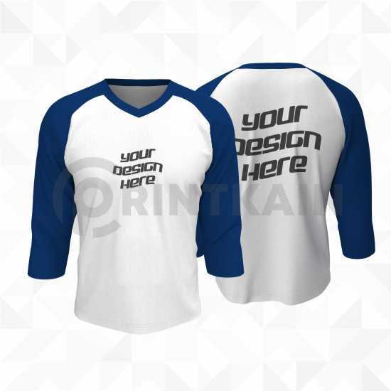 Kaos Raglan Putih DTG A4