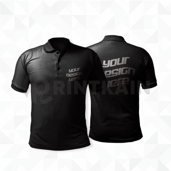 Kaos Polo Hitam