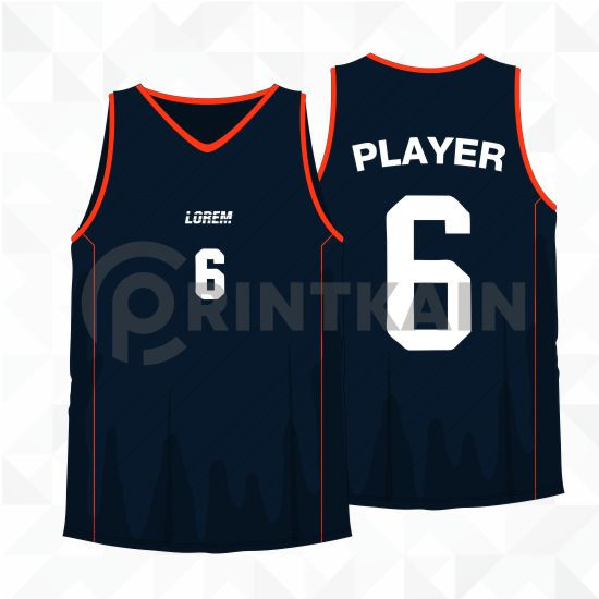 Jersey Basket V-Neck